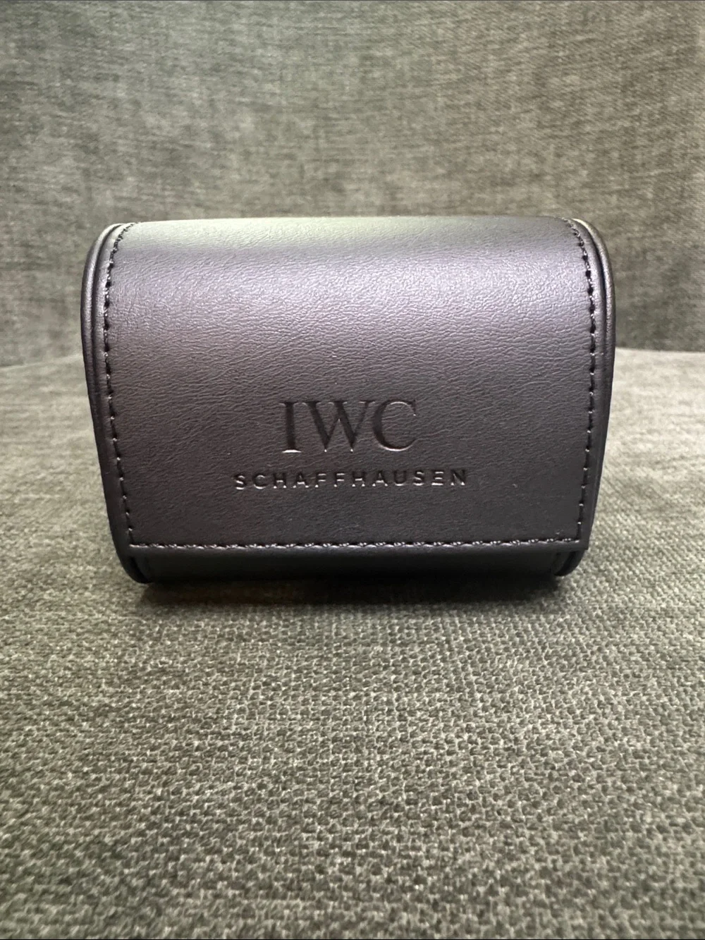 IWC Compact Travel Watch Case - Dark Brown
